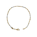 Bracciale uomo bicolore in oro 18kt leggero