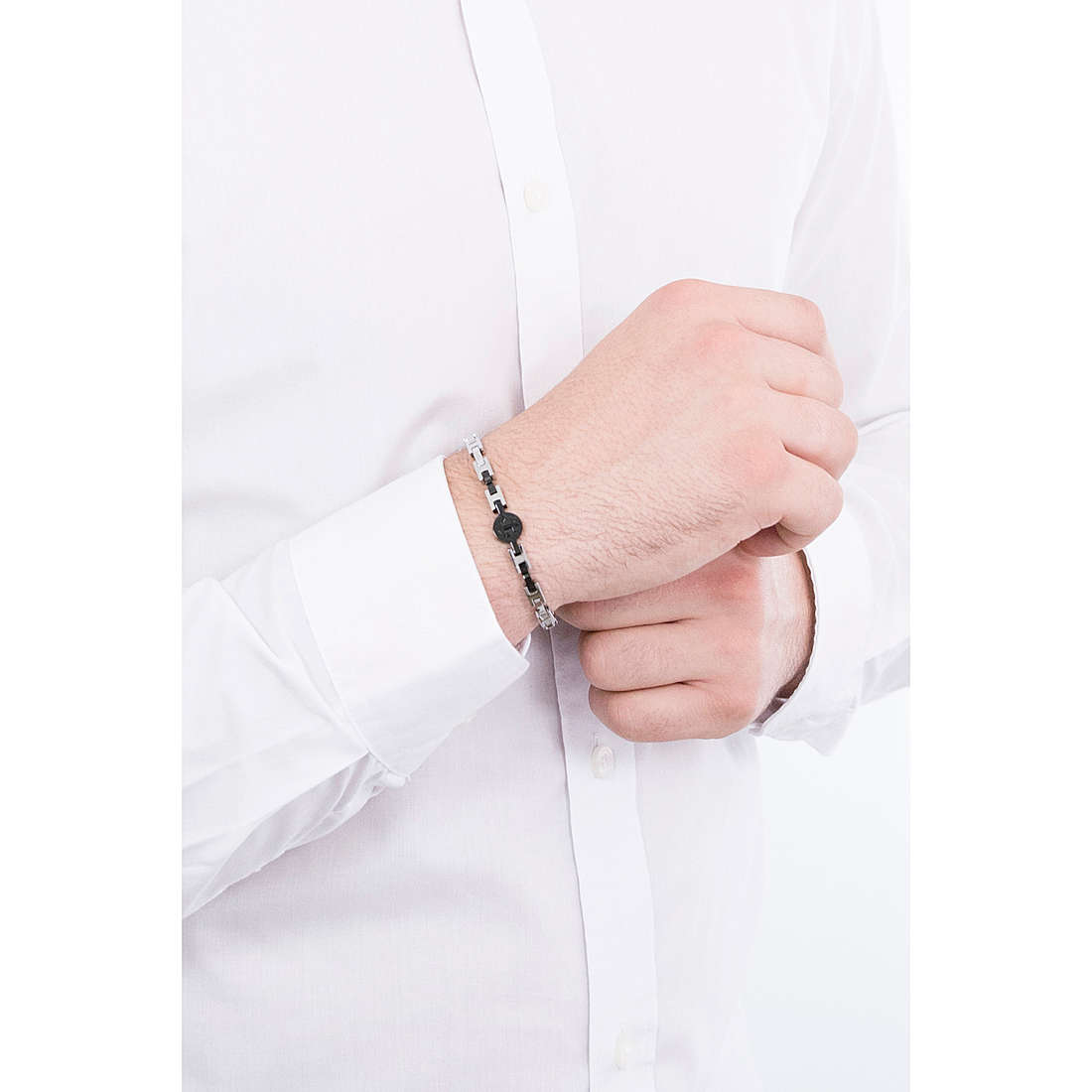 Bracciale uomo con ancora gioielli 4US Cesare Paciotti 4ubr3537