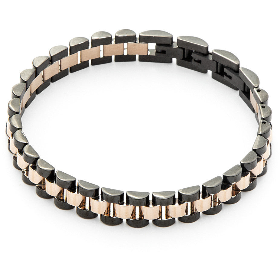 Bracciale uomo gioielli Cesare Paciotti 4ubr5018 maglia rolex