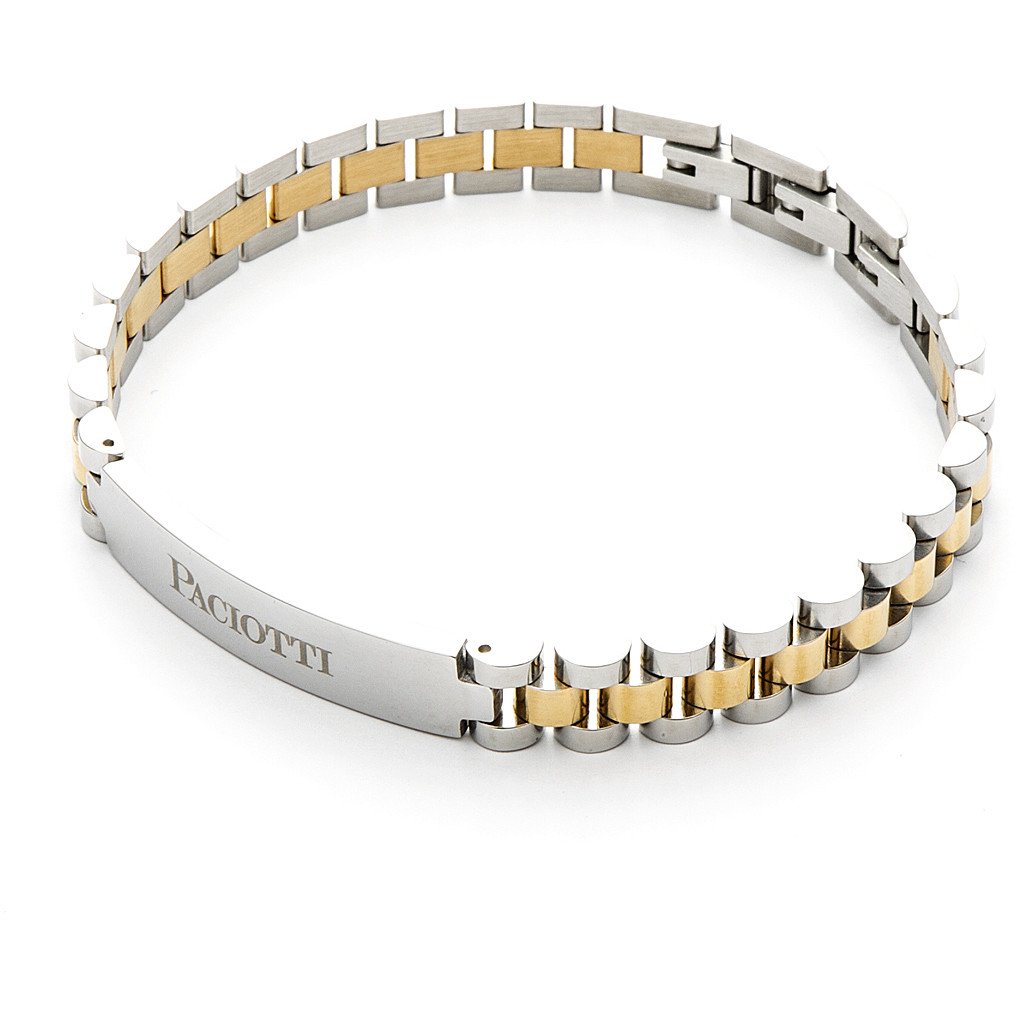 Bracciale uomo gioielli Cesare Paciotti 4ubr5021 maglia rolex