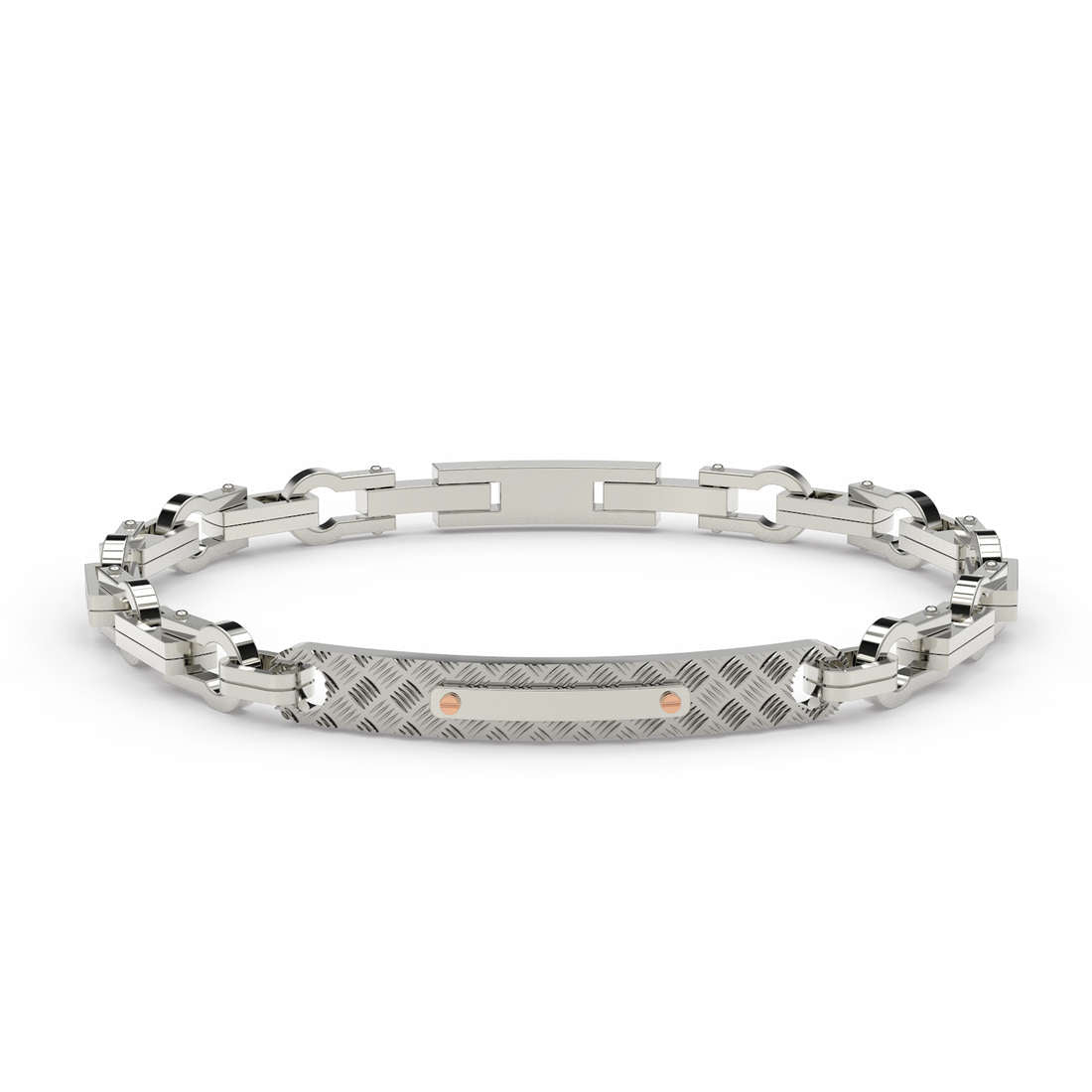 Bracciale uomo gioielli Comete Texture ubr 783
