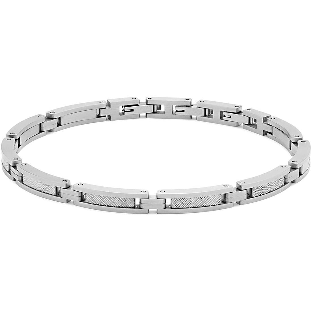 Bracciale uomo gioielli Comete Texture ubr 980