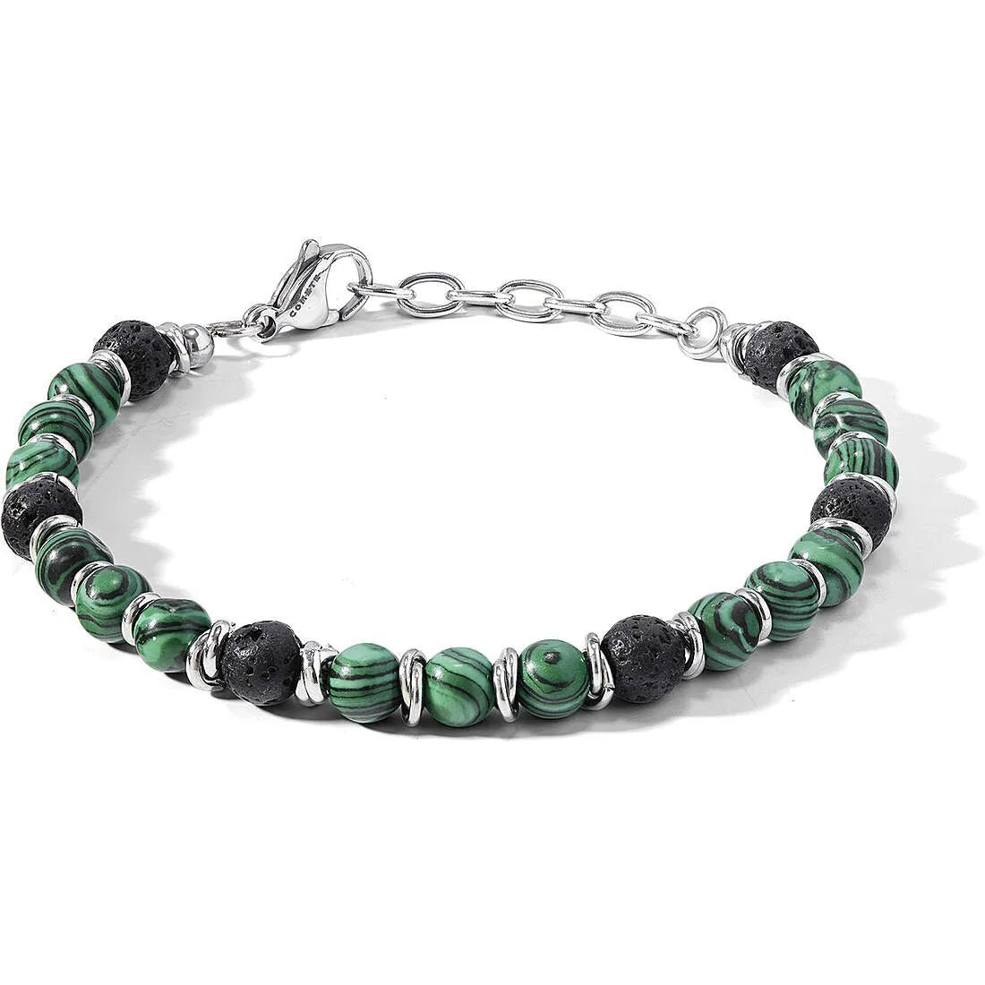 Bracciale uomo gioielli Comete pietre naturali ubr 1144
