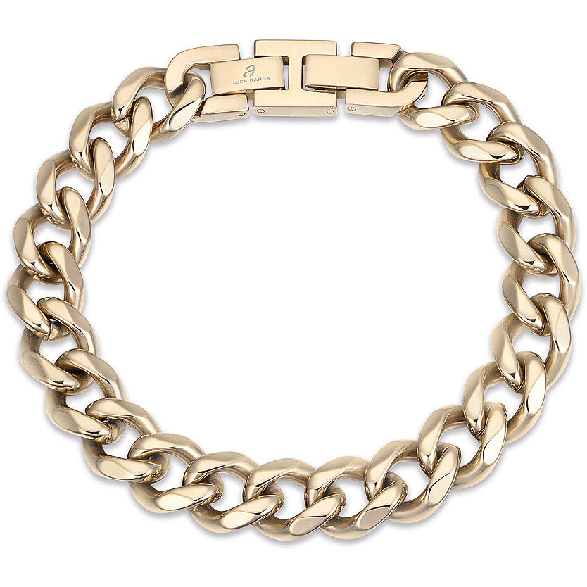 Herrenarmband Schmuck Luca Barra ba1265 vergoldet