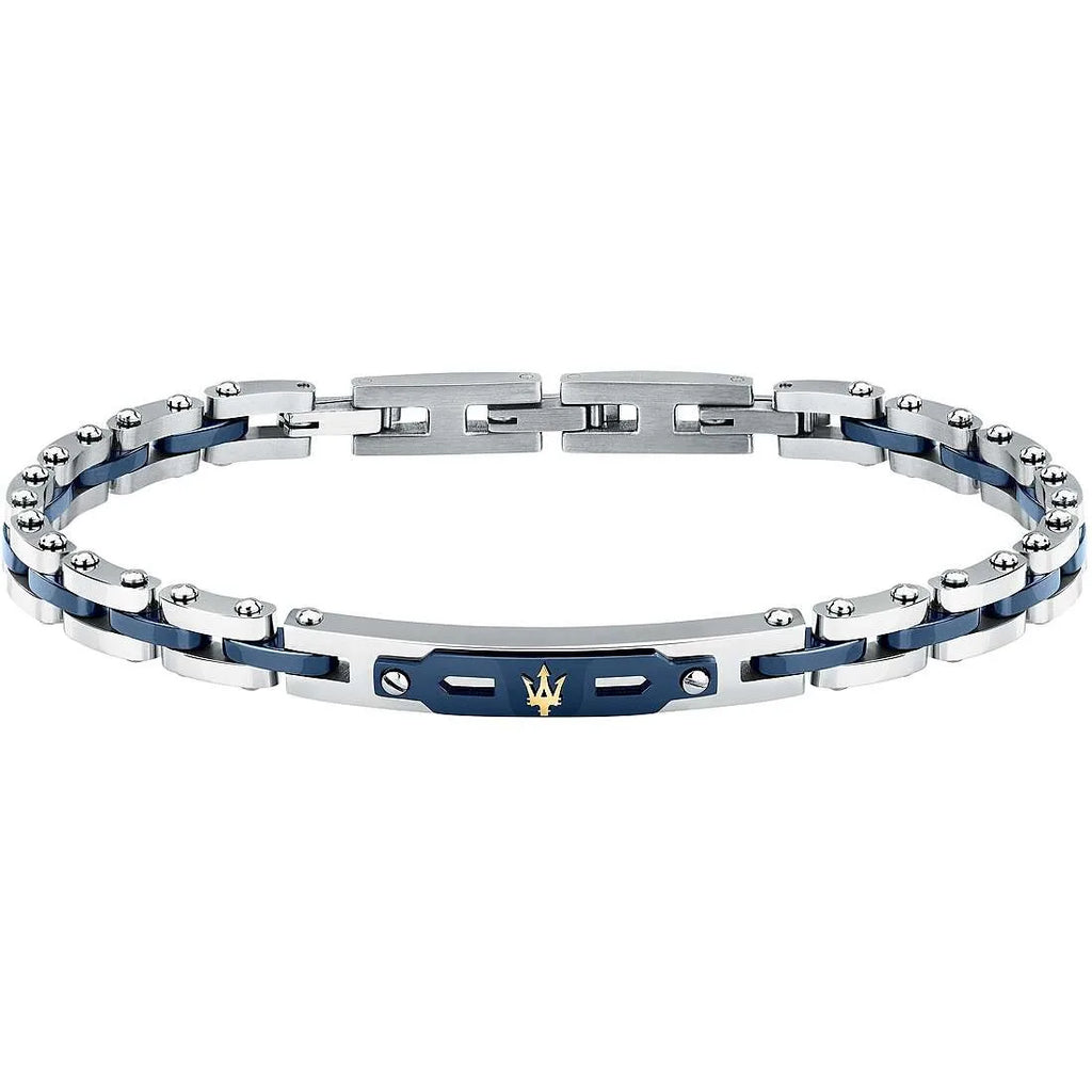 Bracciale uomo gioielli Maserati Ceramic Gold jm424axu10