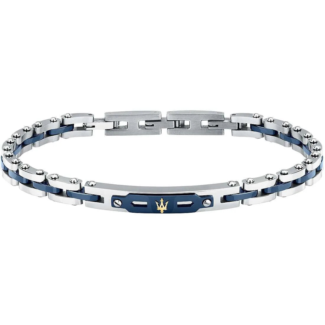 Bracciale uomo gioielli Maserati Ceramic Gold jm424axu10