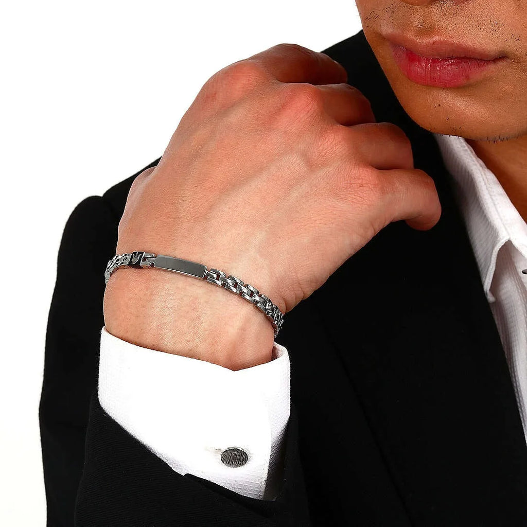 Bracciale uomo gioielli Maserati Iconic jm324avd56