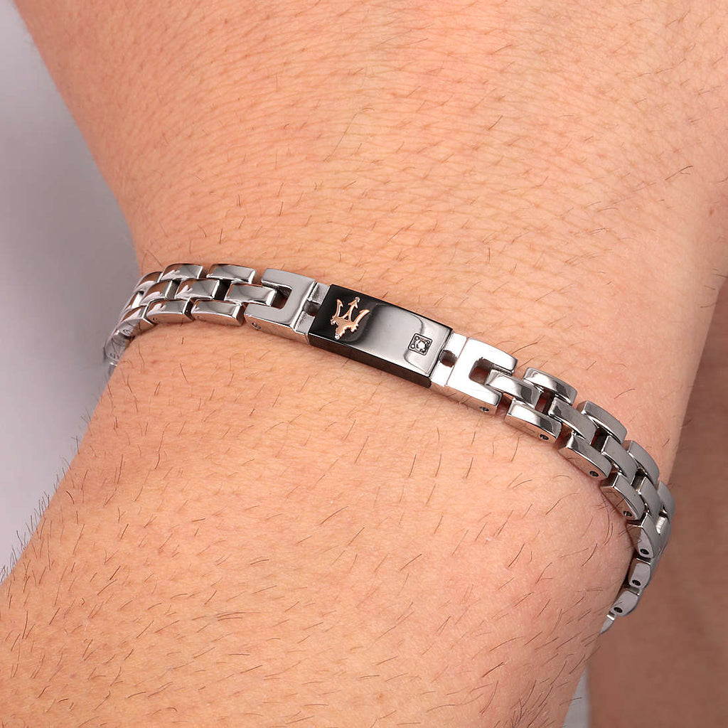Bracciale uomo gioielli Maserati JM221ATY05