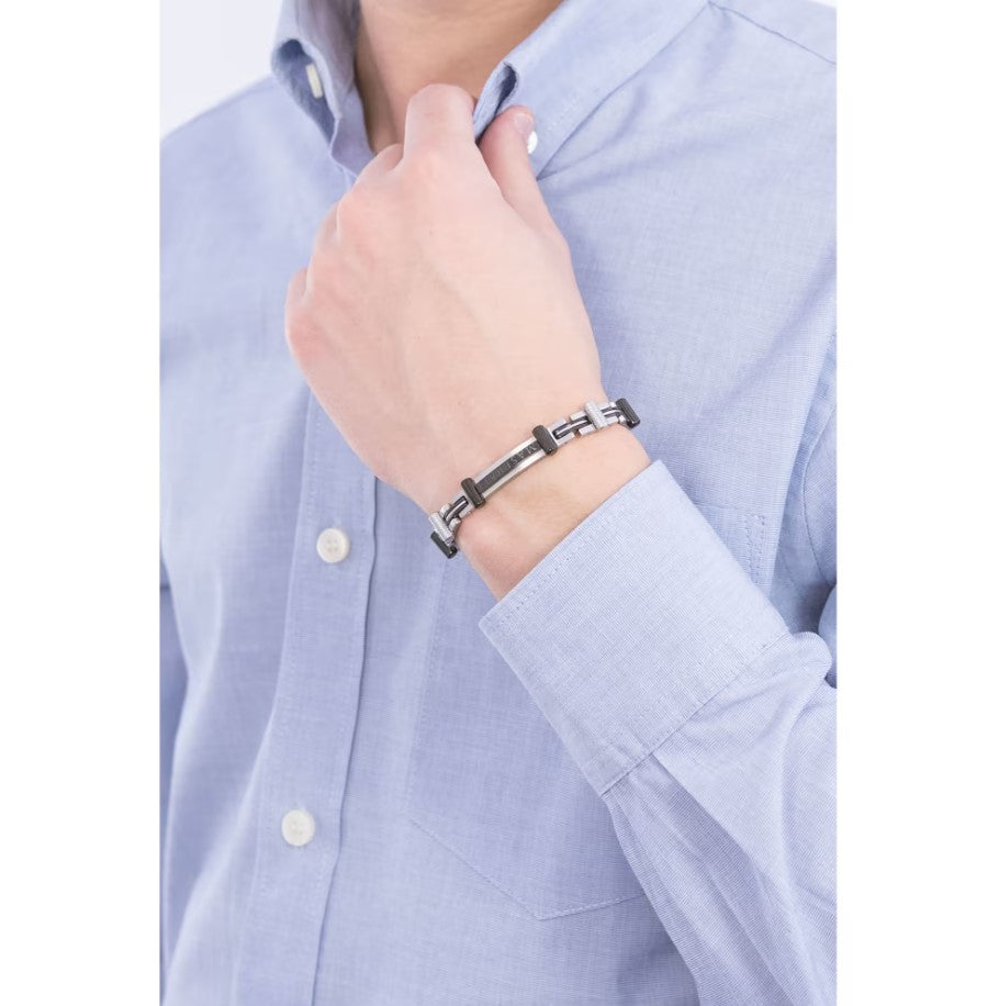 Bracciale uomo gioielli Maserati Maserati J jm419asb03