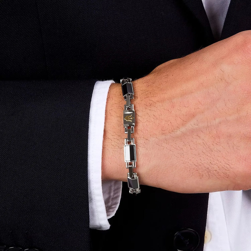 Bracciale uomo gioielli Maserati ceramic jm425atz69