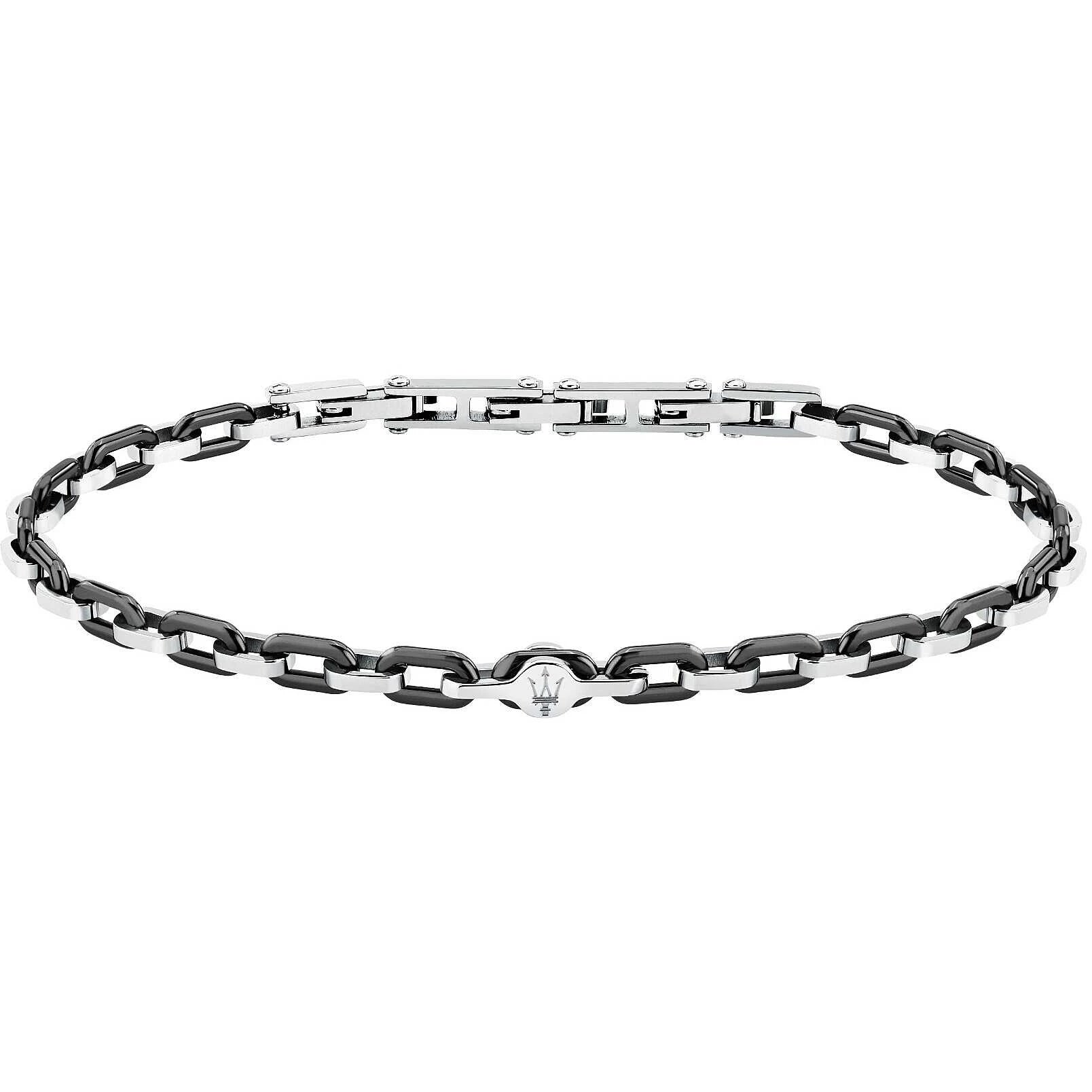 Bracciale uomo gioielli Maserati ceramica JM226ATZ77
