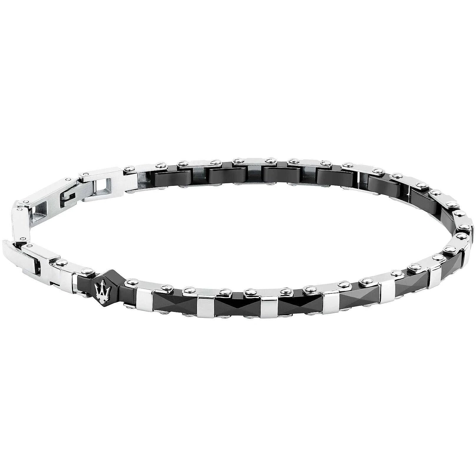 Bracciale uomo gioielli Maserati ceramica JM226ATZ83