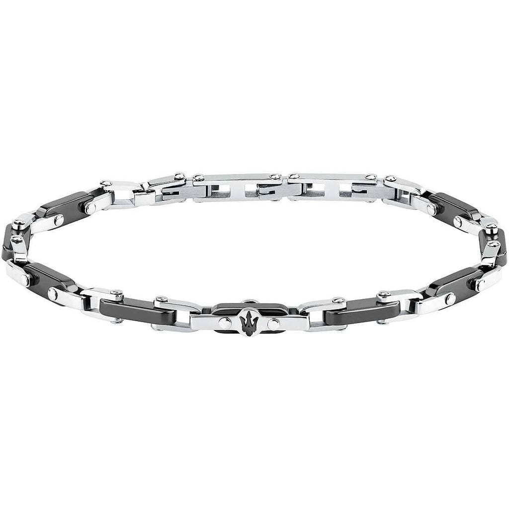 Bracciale uomo gioielli Maserati ceramica jm226atz75