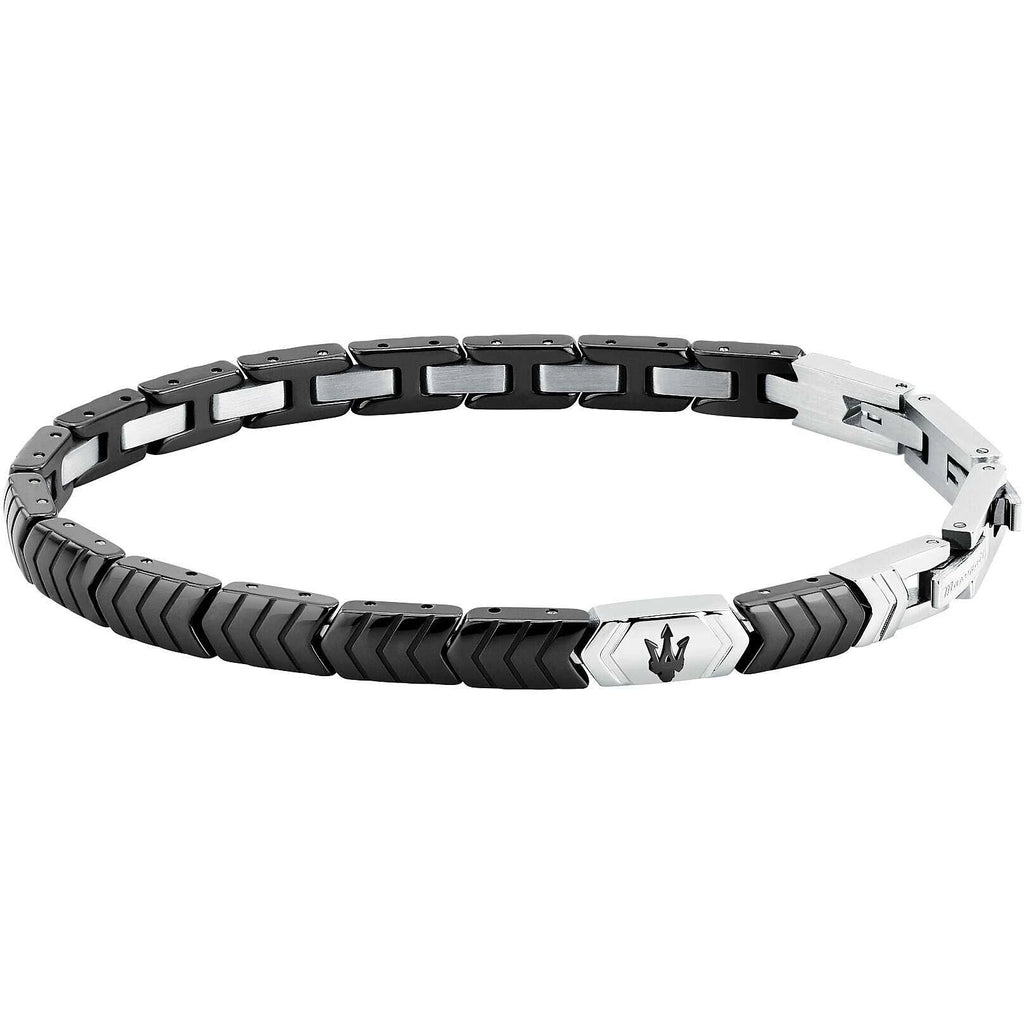 Bracciale uomo gioielli Maserati ceramica jm226atz86