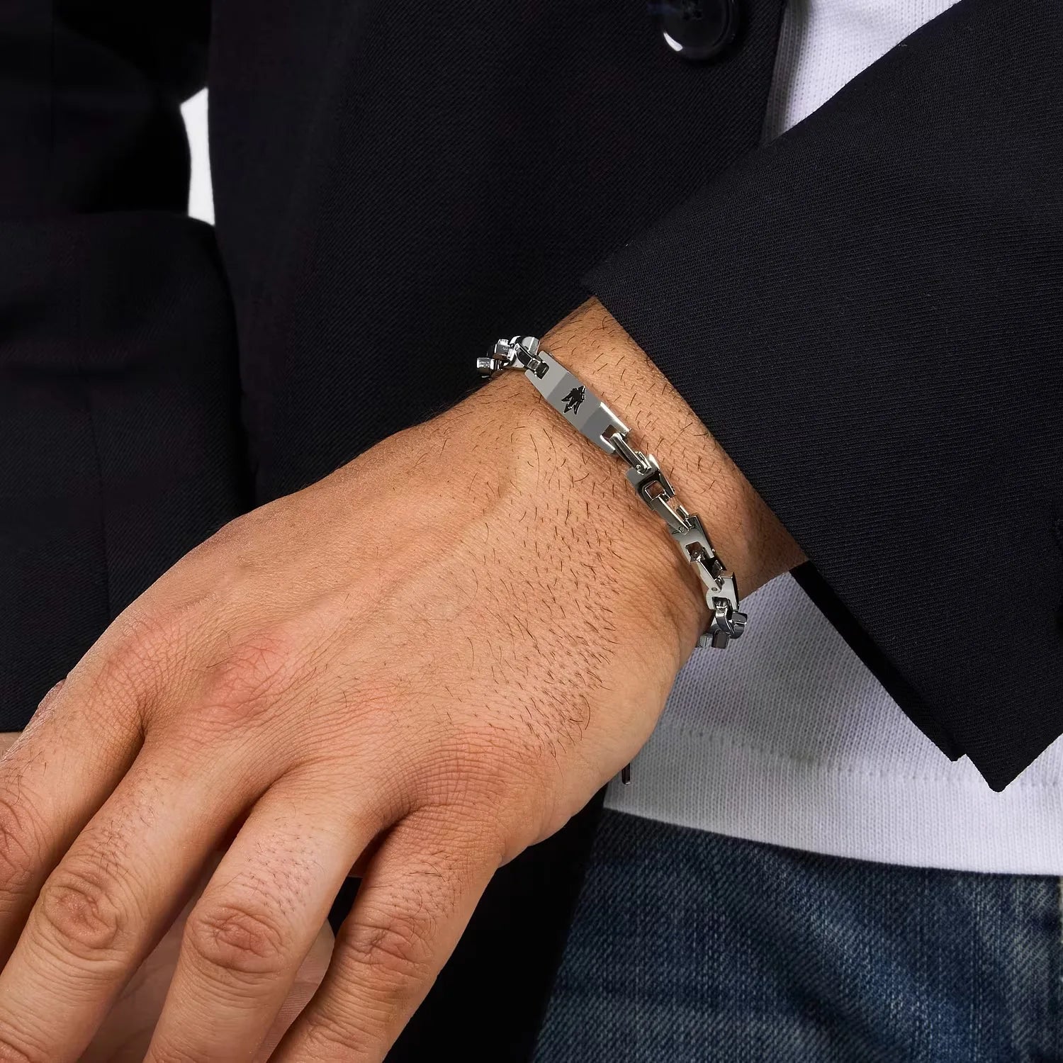 Bracciale uomo gioielli Maserati iconic JM425AVD106