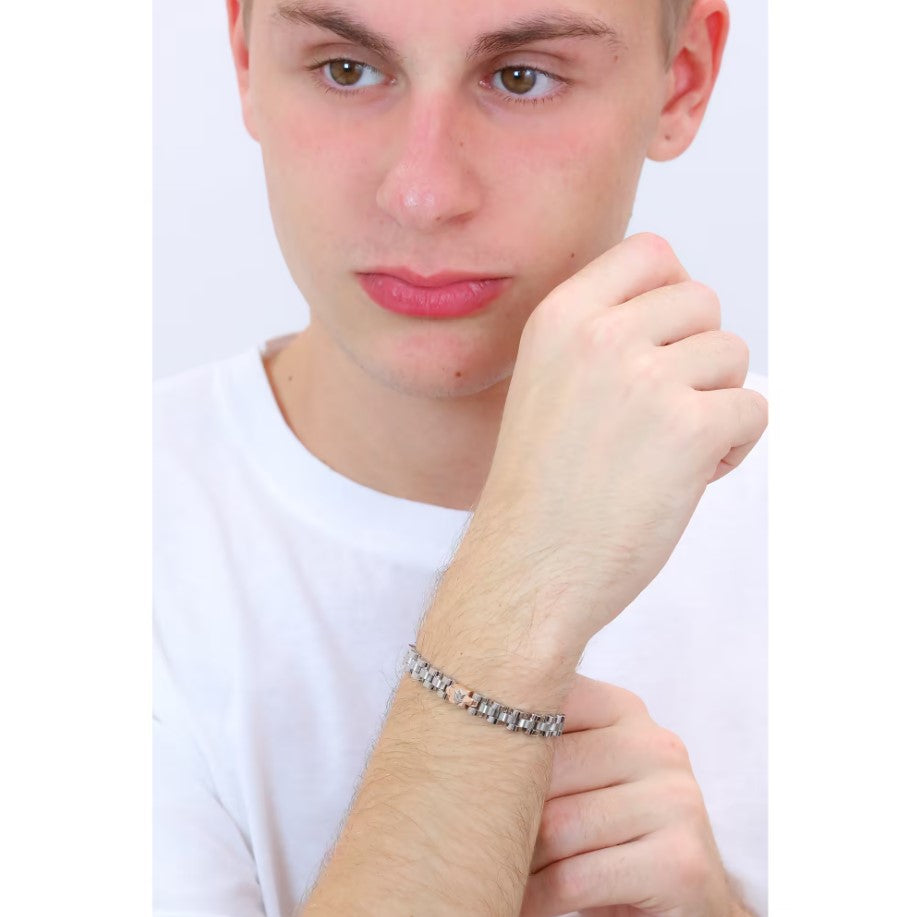 Bracciale uomo gioielli Maserati jm219aqh17