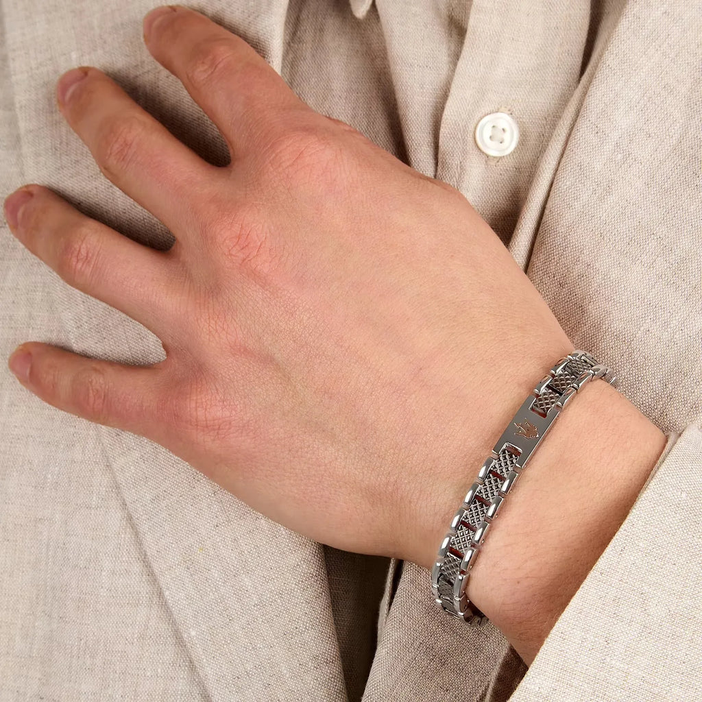 Bracciale uomo gioielli Maserati jm225avd86