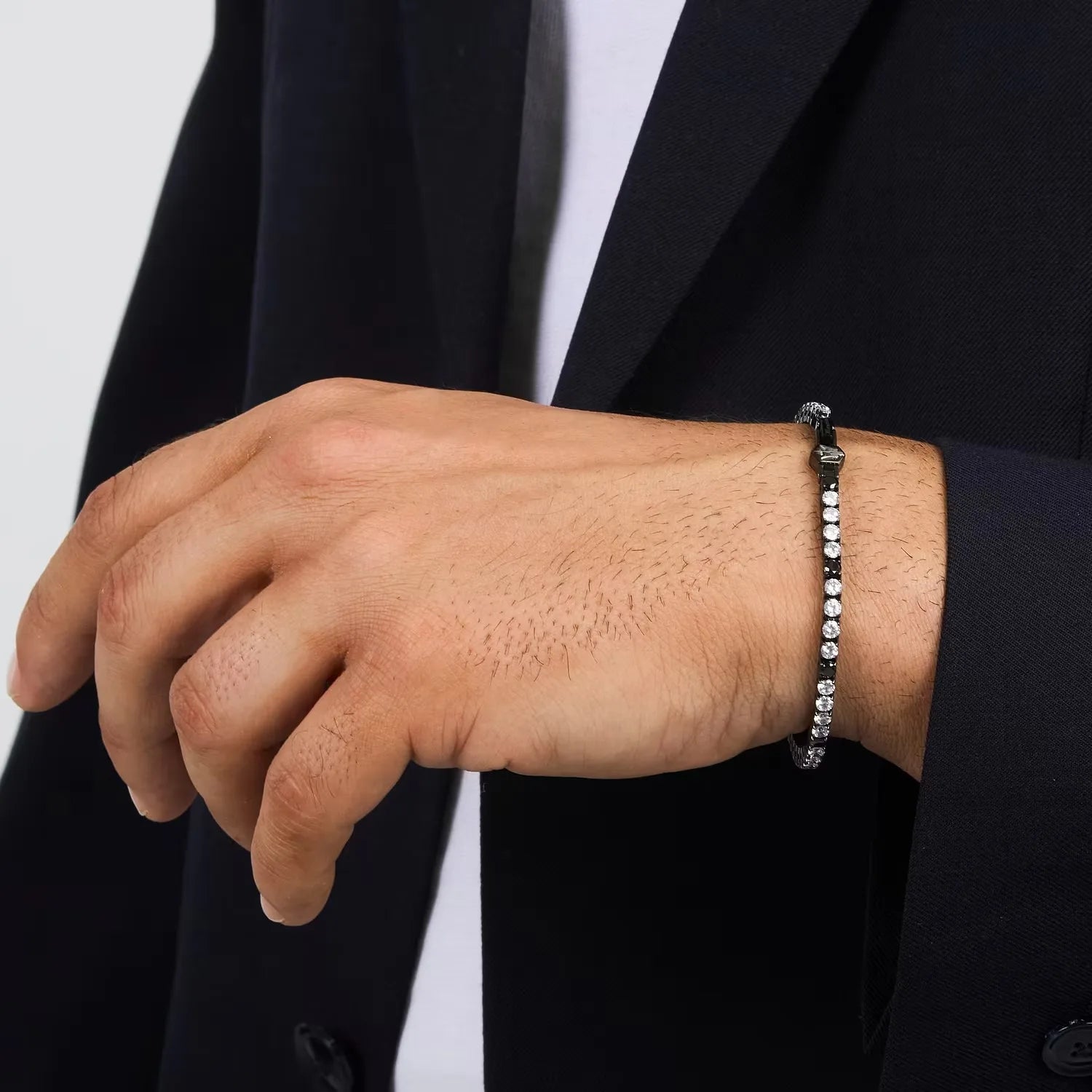 Bracciale uomo gioielli Maserati tennis jm425avc09