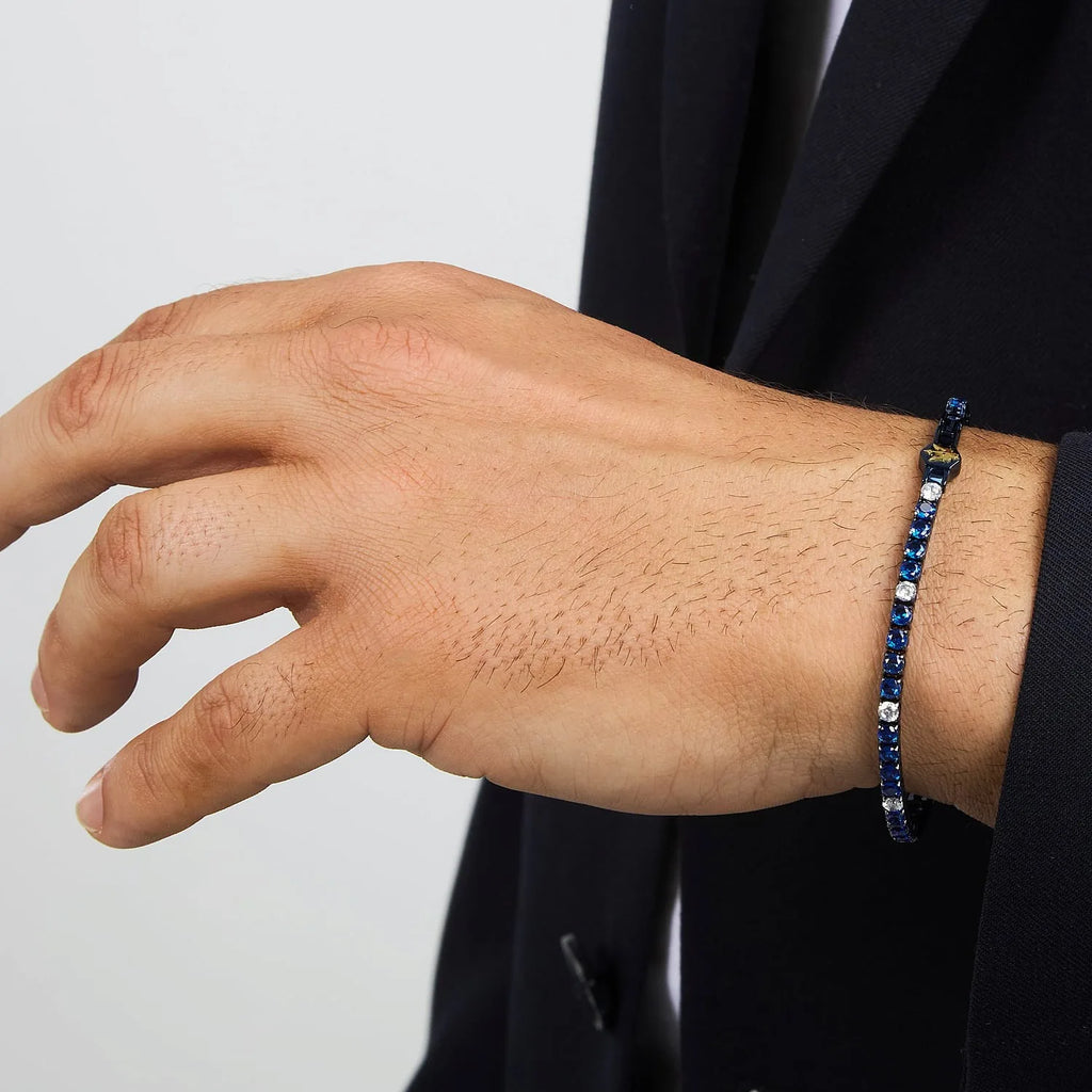 Bracciale uomo gioielli Maserati tennis jm425avc10
