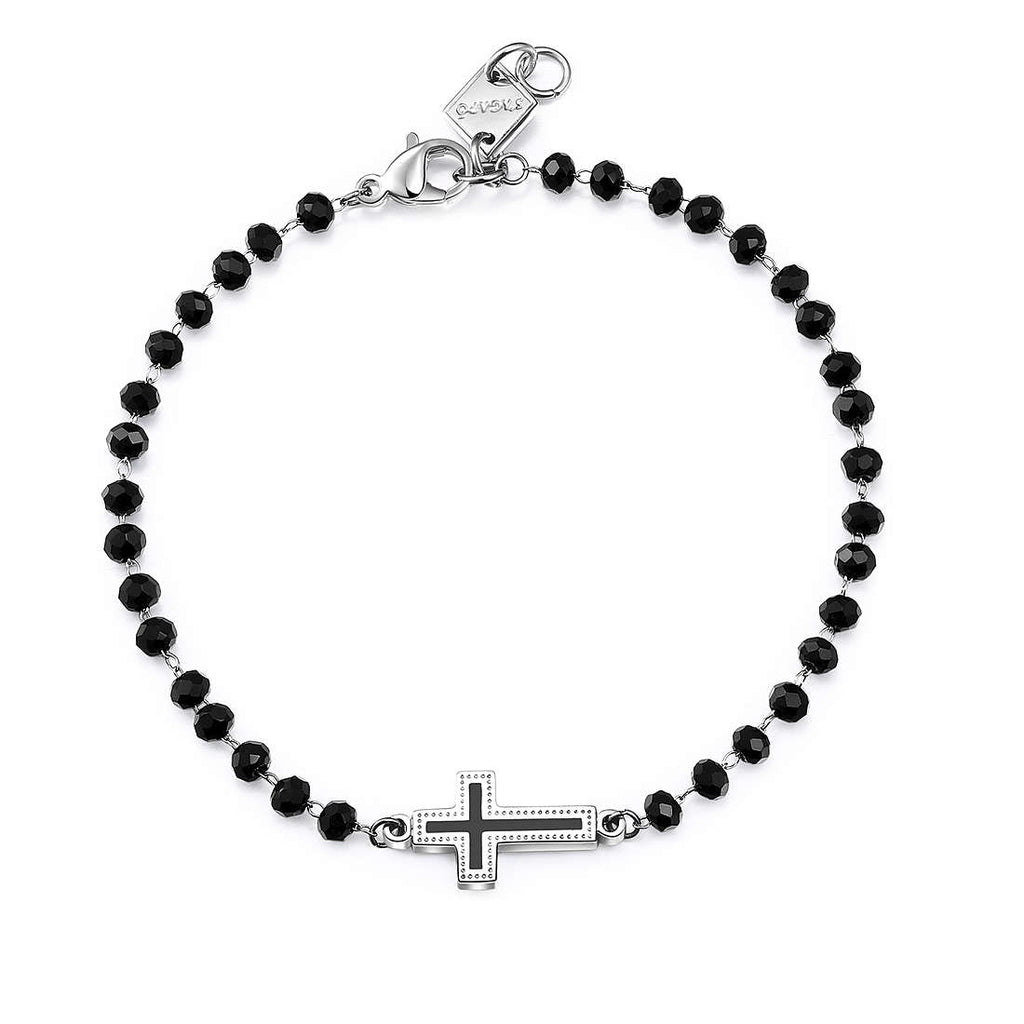 Bracciale uomo gioielli Sagapò Charisma shs12 con croce