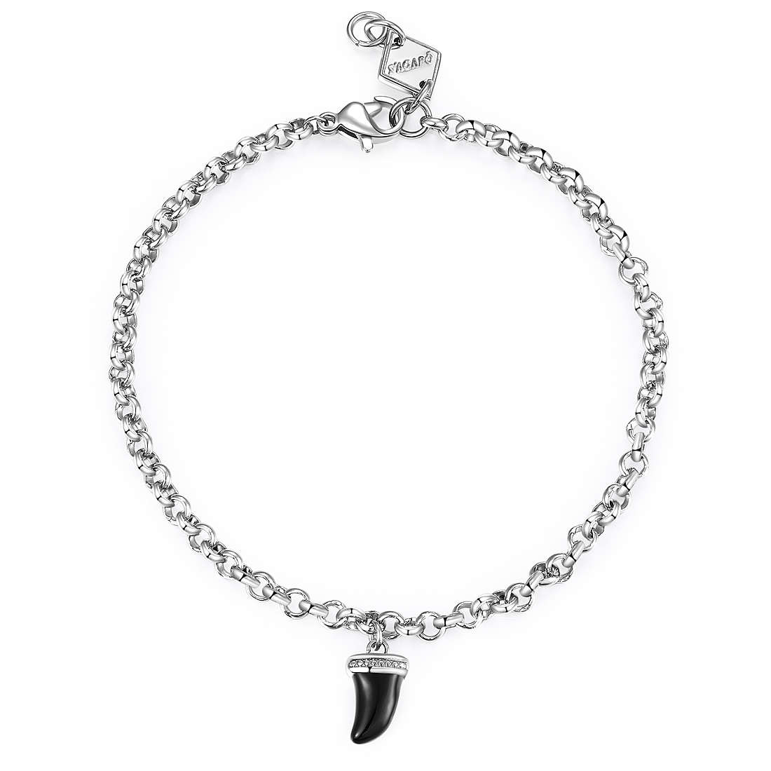 Bracciale uomo gioielli Sagapò Charisma shs13 cornetto