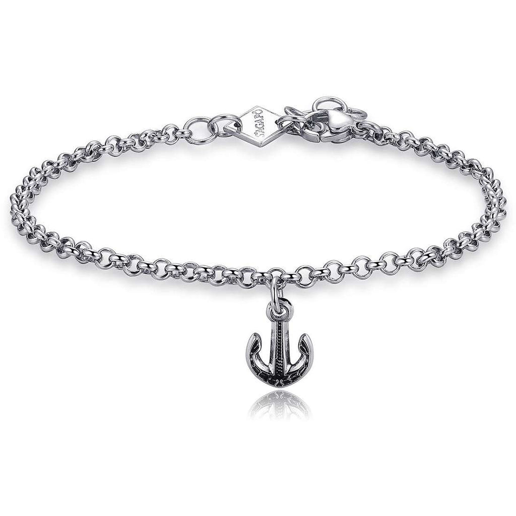 Bracciale uomo gioielli Sagapò Charisma shs19 ancora