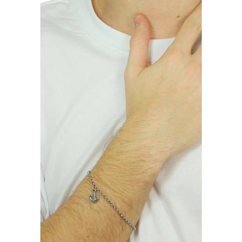Bracciale uomo gioielli Sagapò Charisma shs19 ancora
