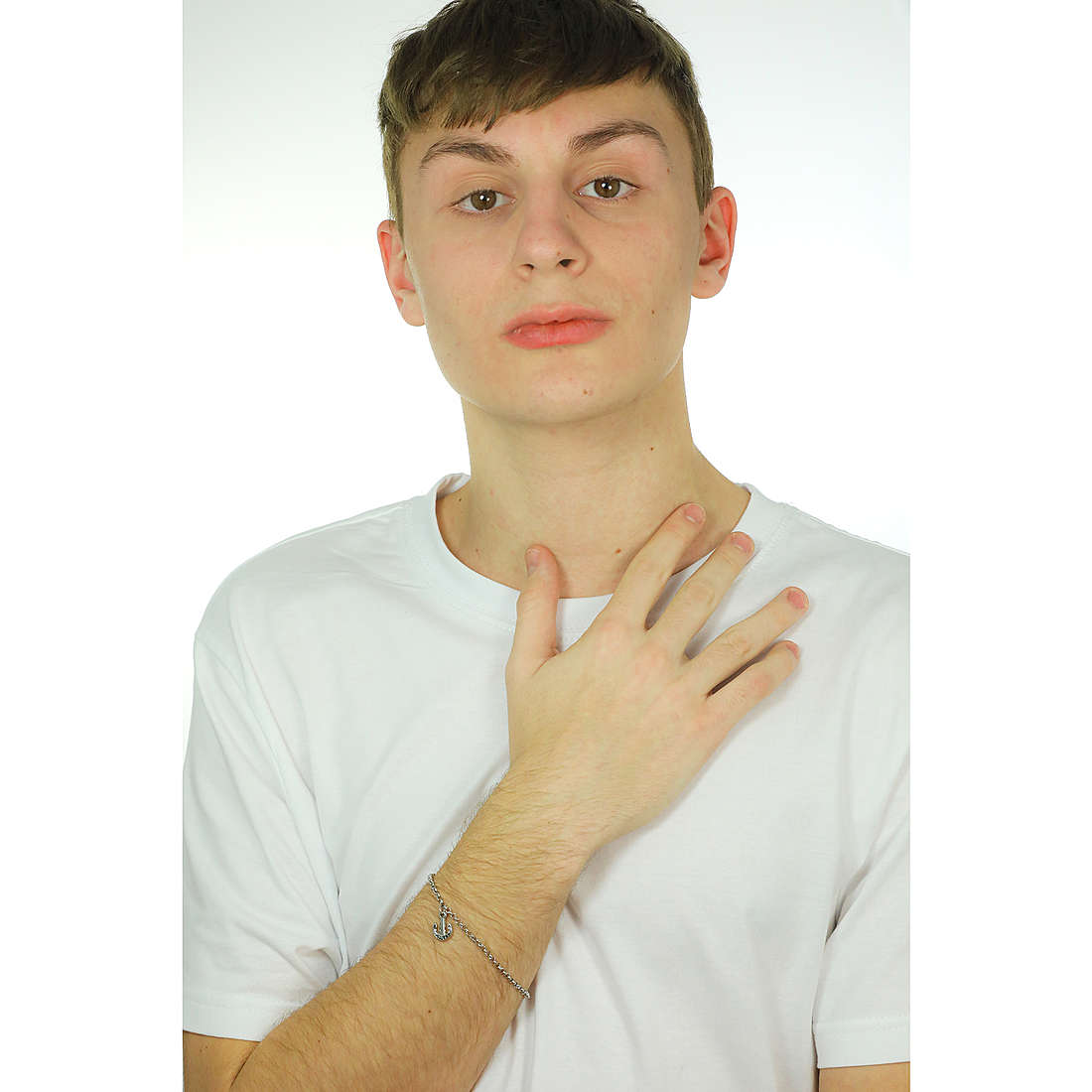 Bracciale uomo gioielli Sagapò Charisma shs19 ancora