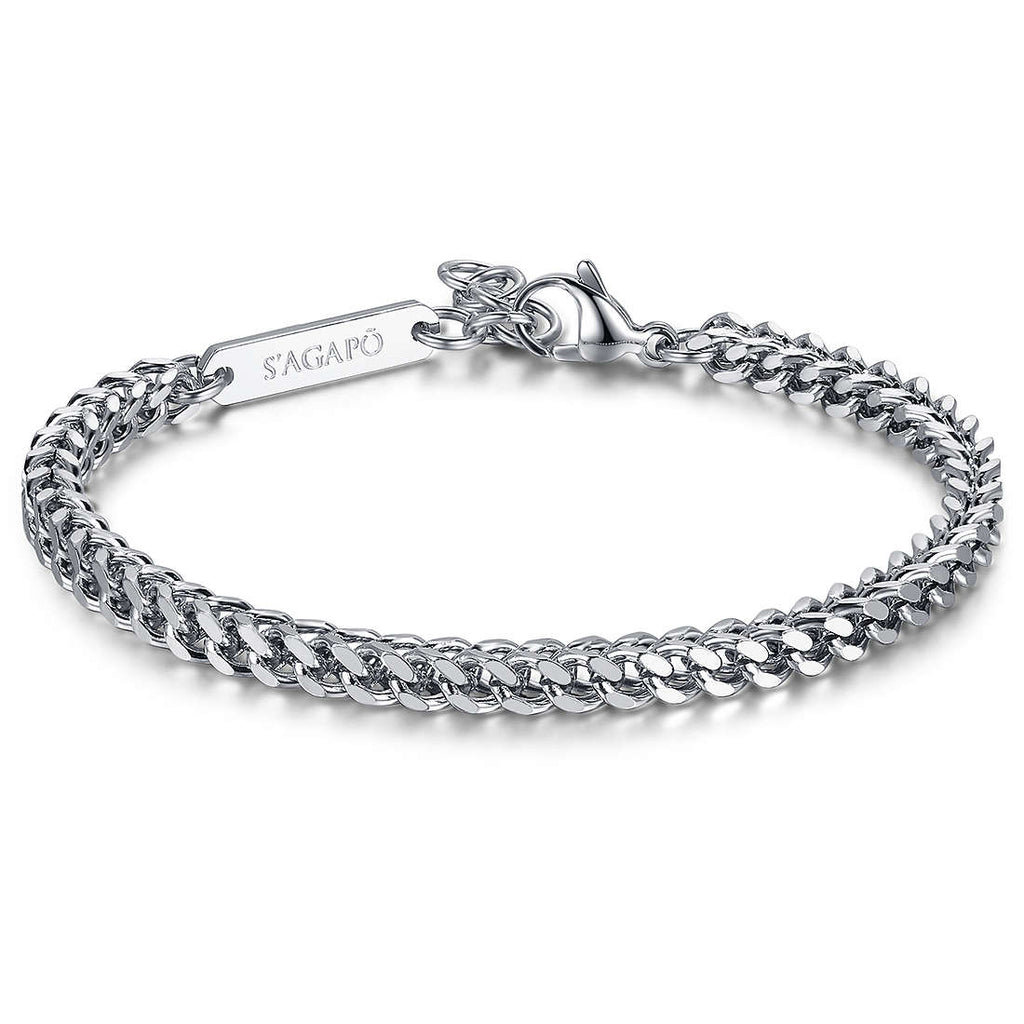 Bracciale uomo gioielli Sagapò Ripple SRP17