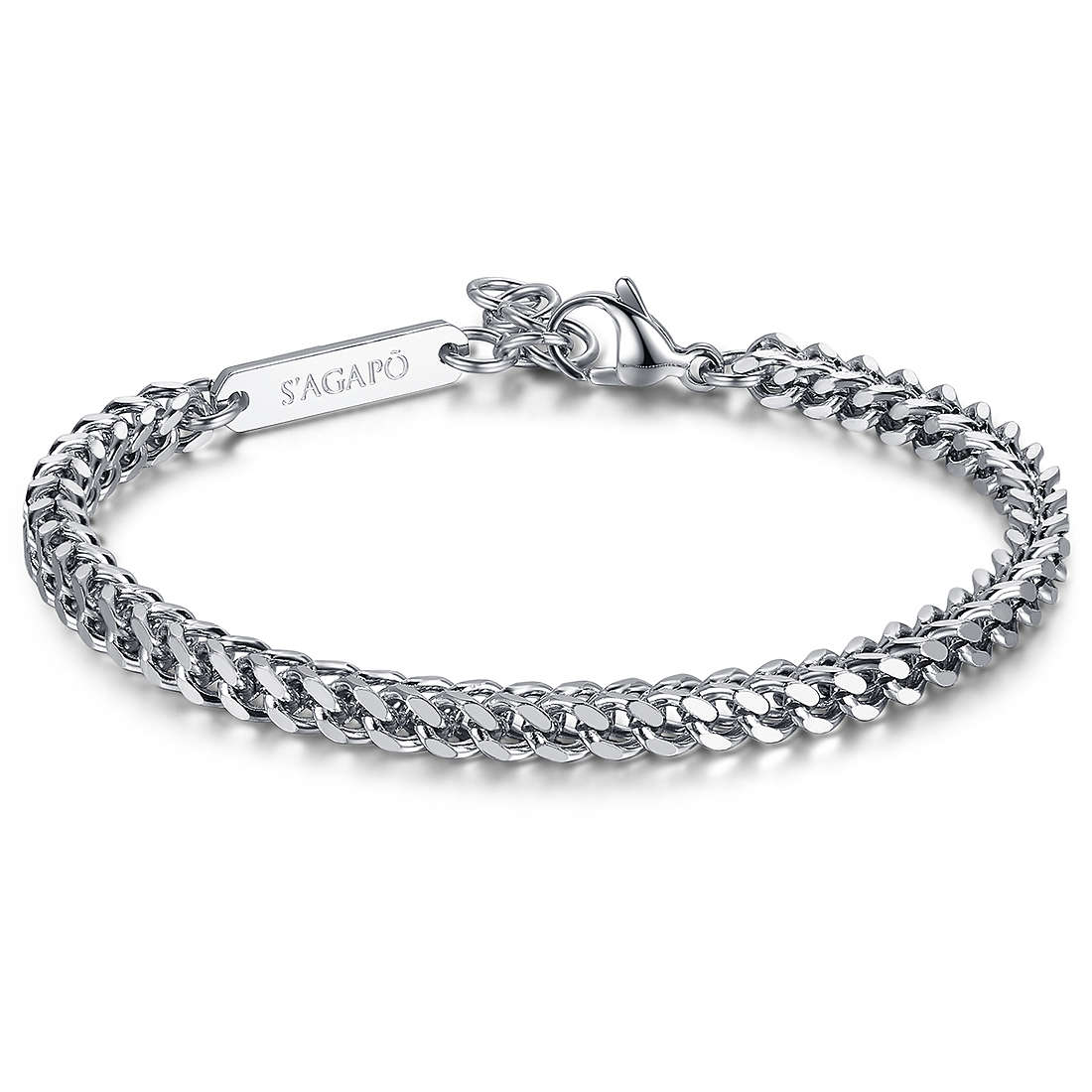 Bracciale uomo gioielli Sagapò Ripple SRP17