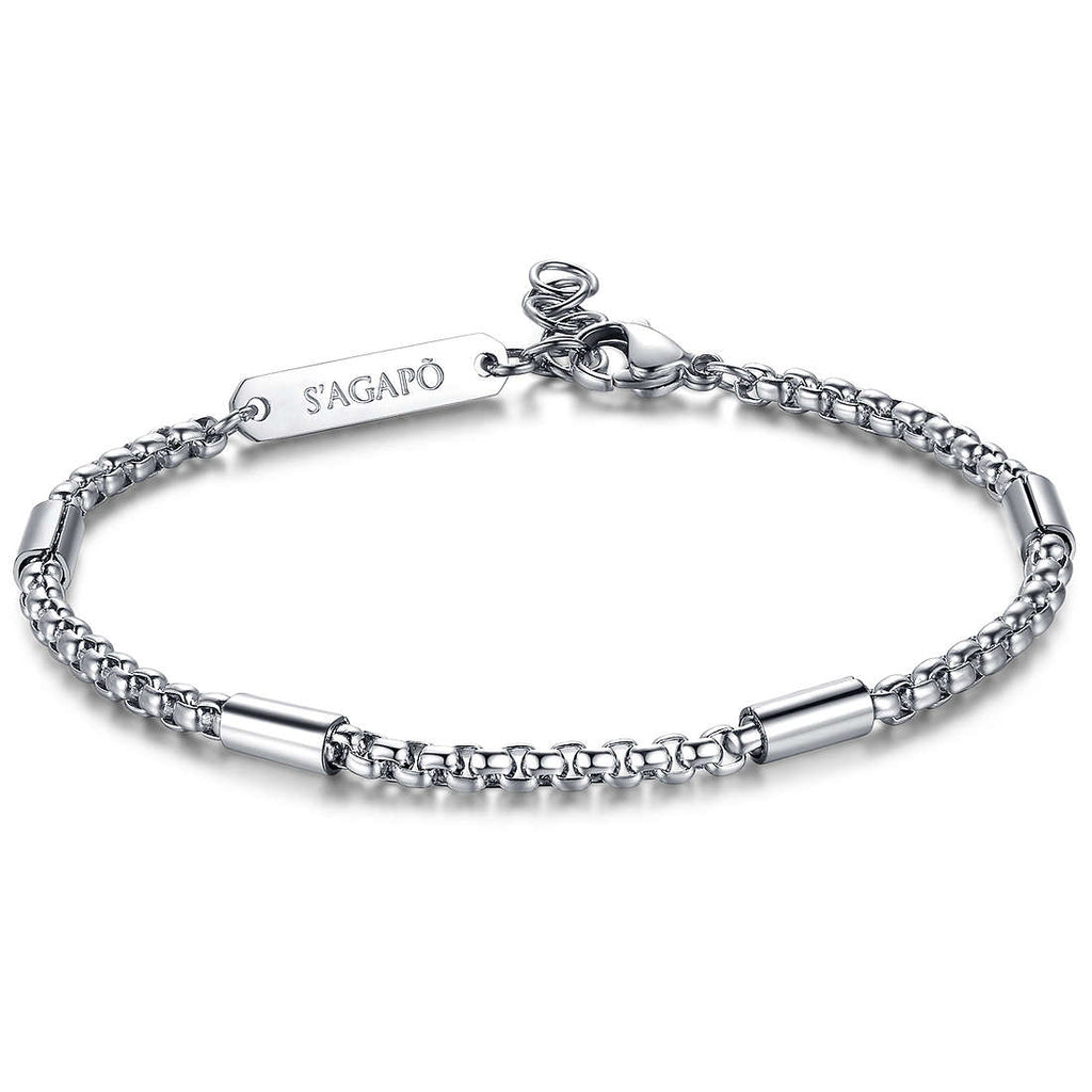 Bracciale uomo gioielli Sagapò Ripple srp13