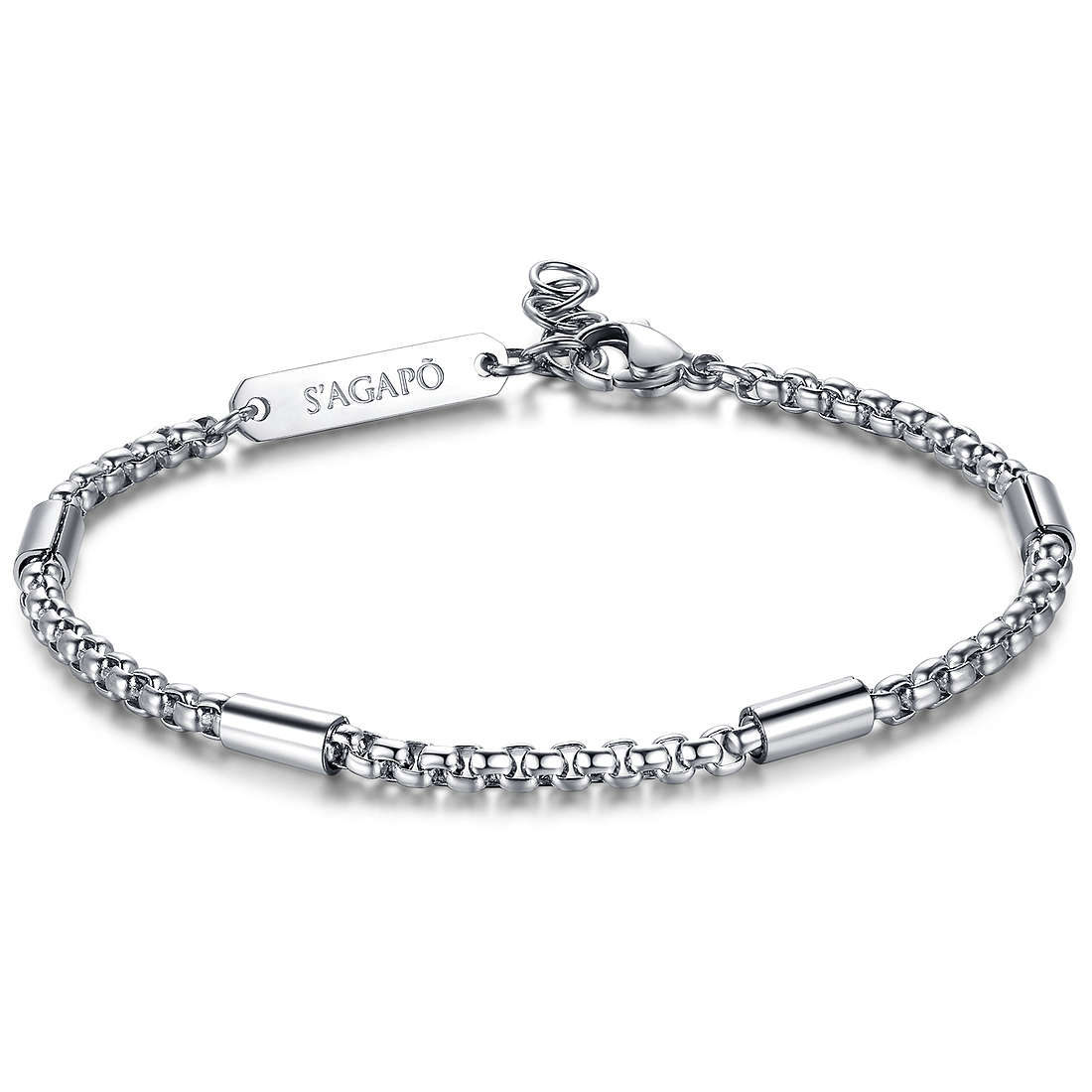 Bracciale uomo gioielli Sagapò Ripple srp13