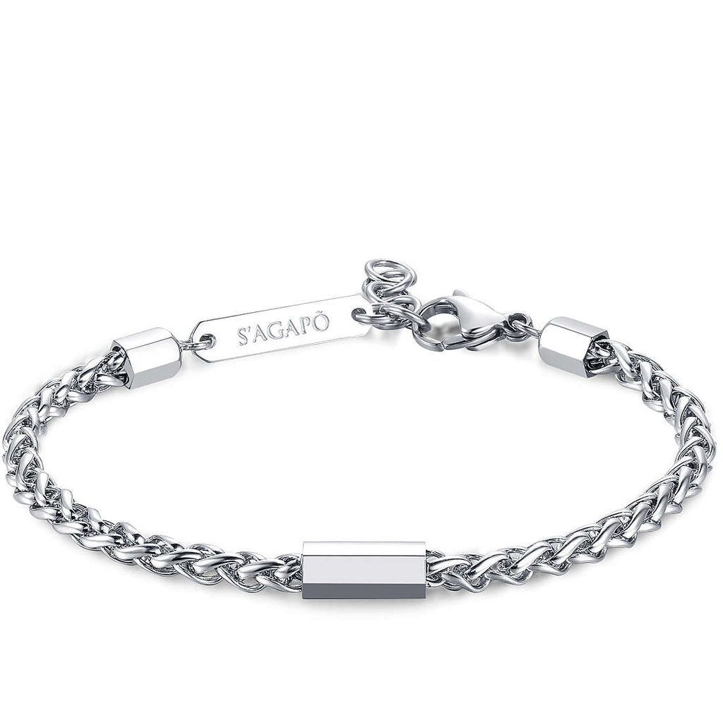 Bracciale uomo gioielli Sagapò Ripple srp15