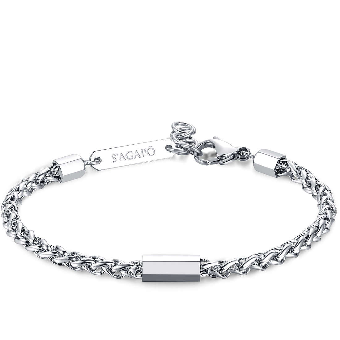Bracciale uomo gioielli Sagapò Ripple srp15