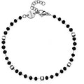 Bracciale uomo gioielli Sagapò shrine ssr11 con sfere nere