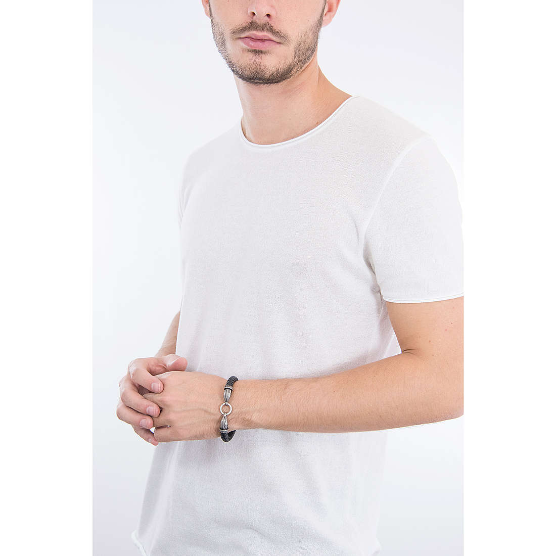 Bracciale uomo gioielli Sector rude salv11