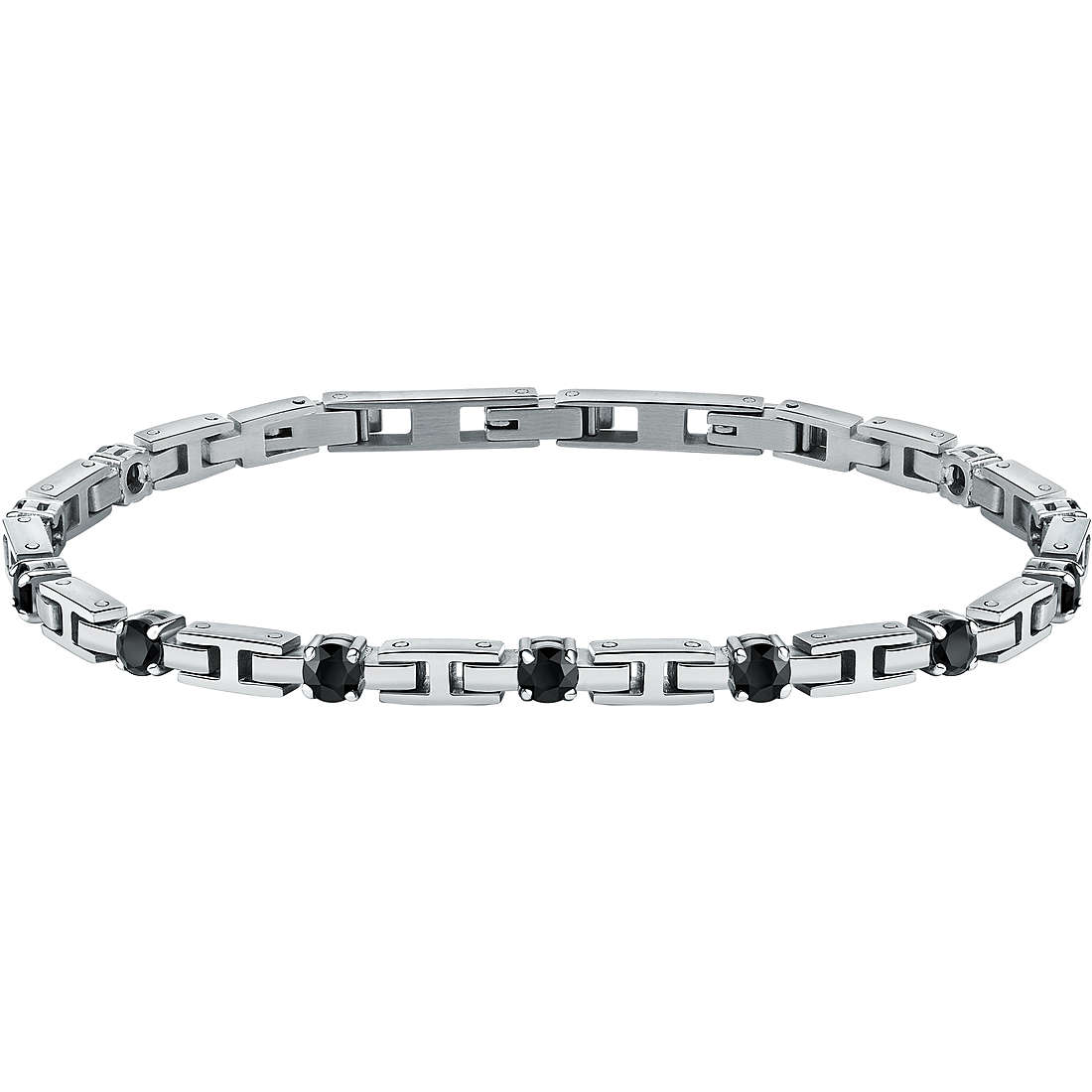 Bracciale uomo gioielli Sector tennis in acciaio sann35