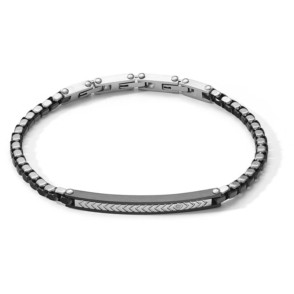 Bracciale uomo gioiello Comete Faces ubr 1030