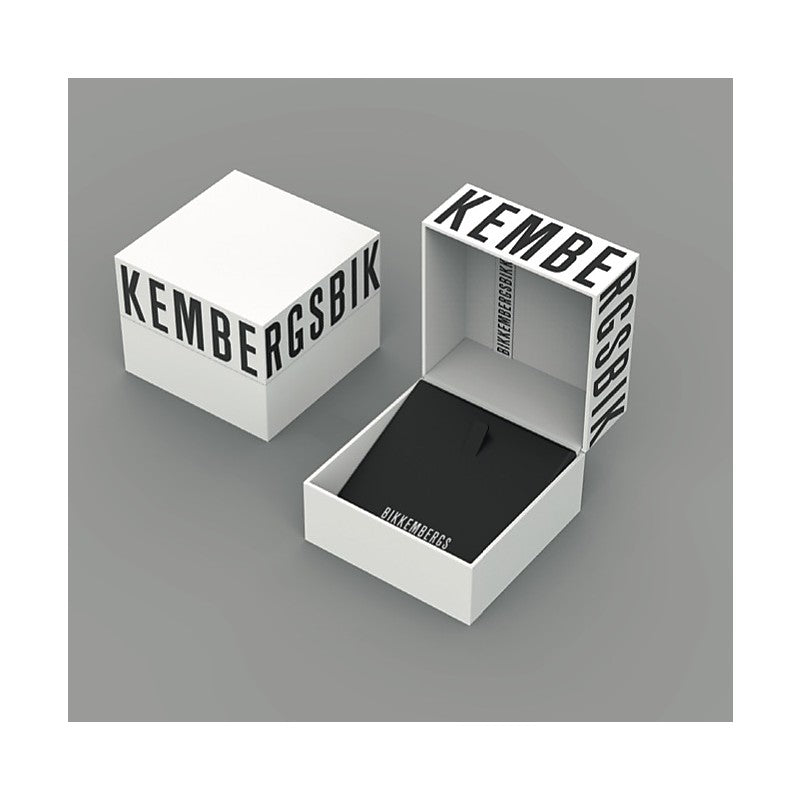 Bracciale in acciaio uomo con diamanti Bikkembergs SKIB15GD