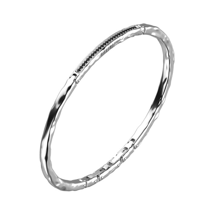 Bracciale uomo in acciaio Bikkembergs con diamanti HAB11WW