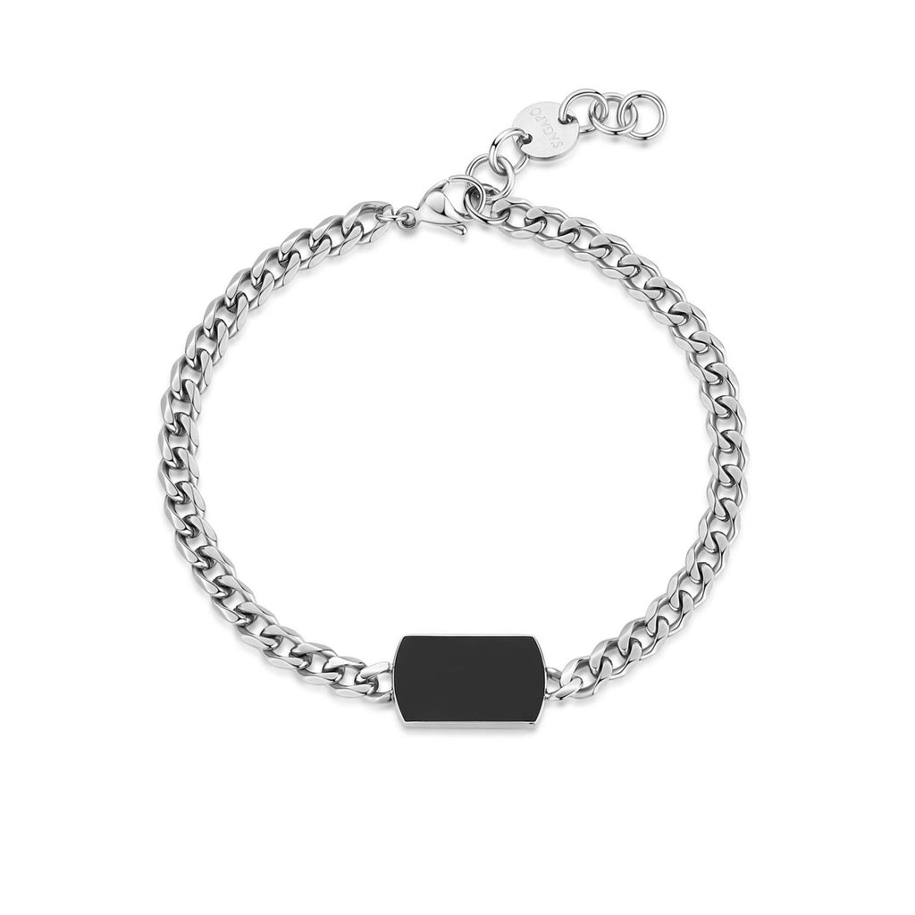 Bracciale uomo in acciaio Sagapò stg13