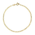 Bracciale uomo in oro 18kt leggero a catena classico