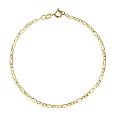 Bracciale uomo in oro 18kt leggero a catena classico