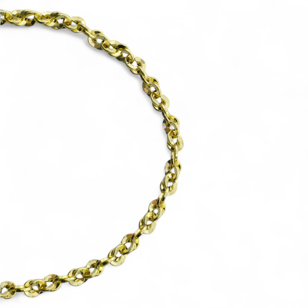 Bracciale uomo in oro 18kt stile america