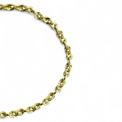Bracciale uomo in oro 18kt stile america