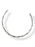 Bracciale uomo in oro bianco 9 carati stile moderno Igold