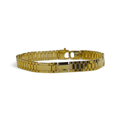 Bracciale uomo in oro giallo 18 carati con maglia Jubilee