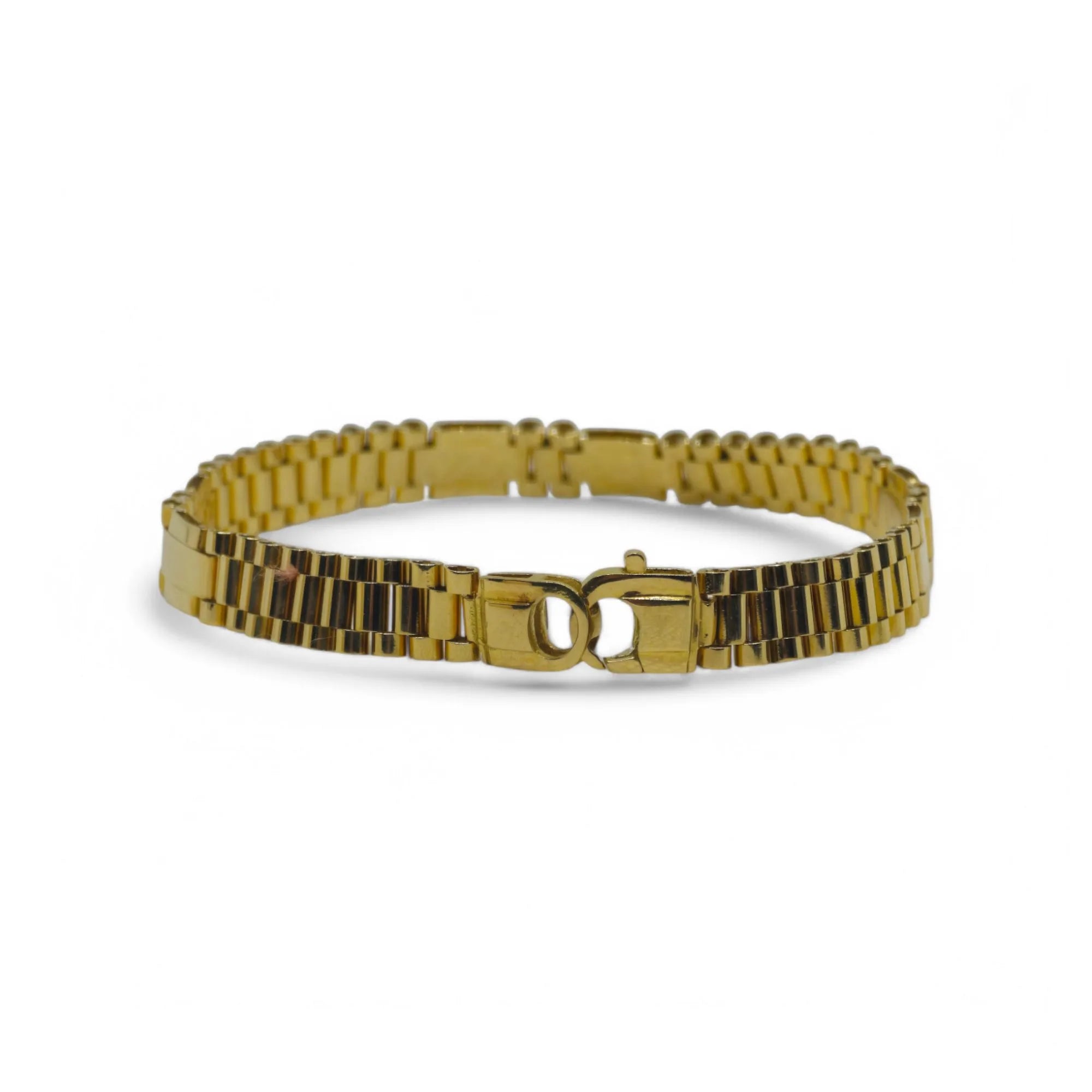 Herrenarmband aus 18 Karat Gelbgold mit Jubilee-Gliederung