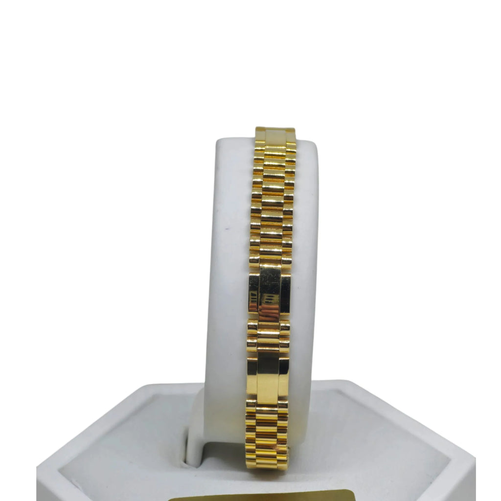 Herrenarmband aus 18 Karat Gelbgold mit Jubilee-Gliederung