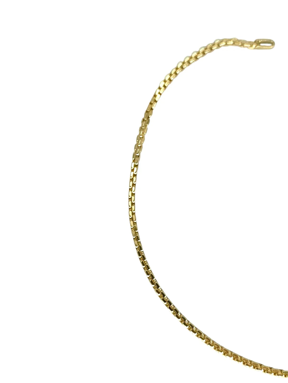 Bracciale uomo in oro giallo 18 carati veneziana classica